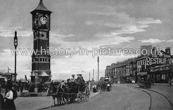 The Clock Tower, Morecambe, Lancashire. c.1909